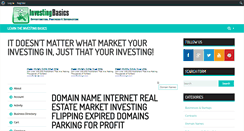 Desktop Screenshot of investingbasics.com